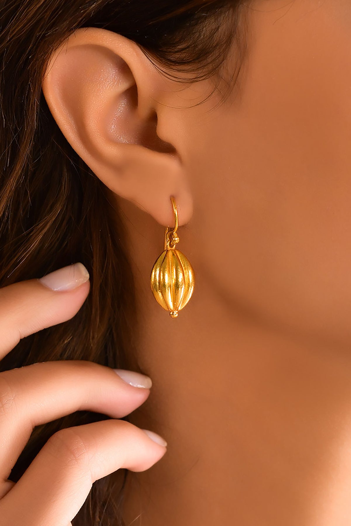 Fluted Bud Earrings