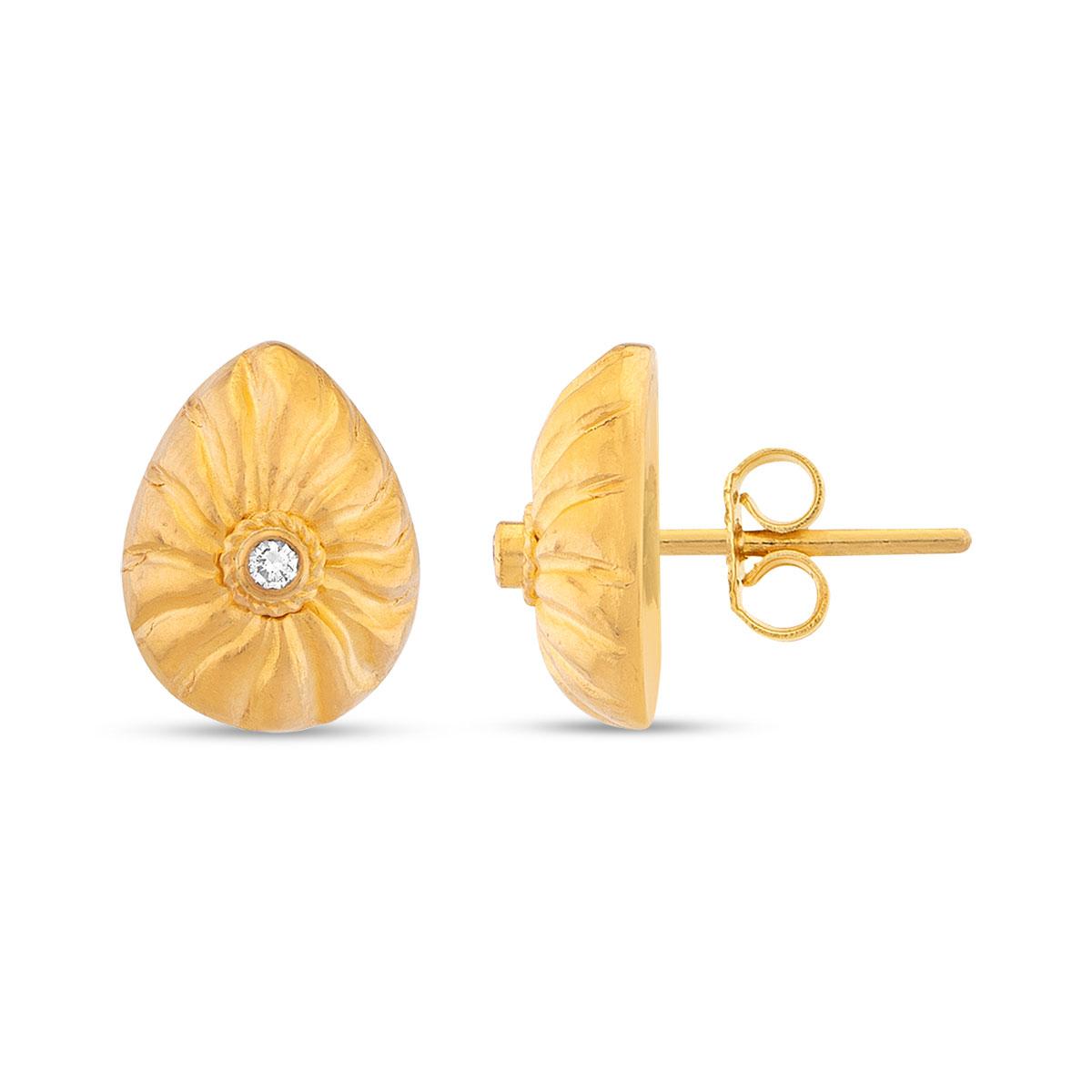 Drop Wave Earrings