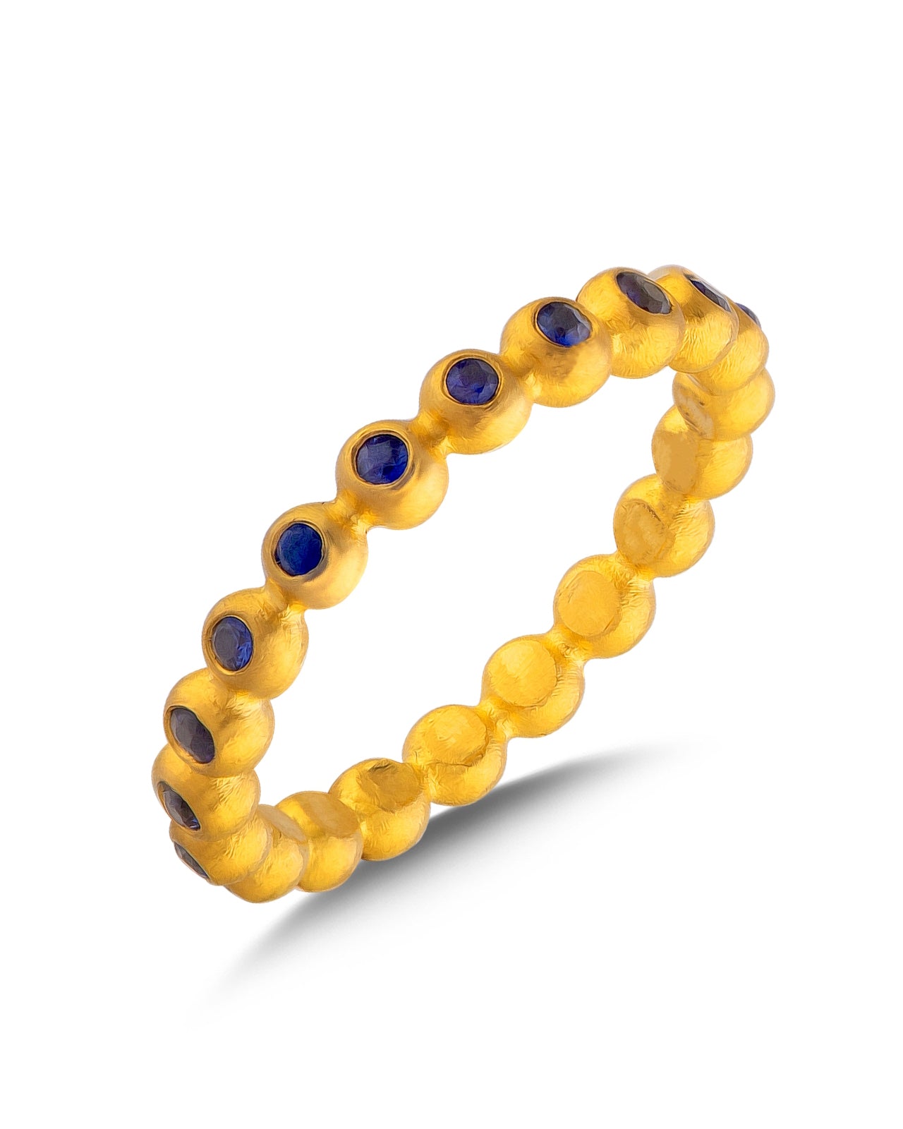 Beaded Diamond Eternity Ring