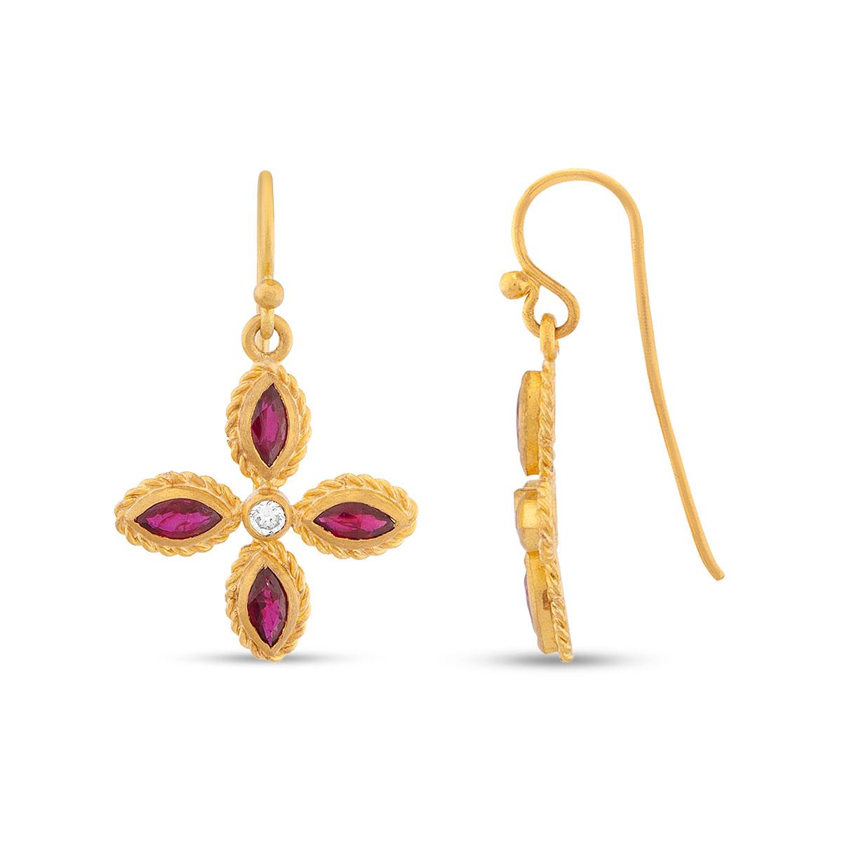 Marquse Ruby Earrings