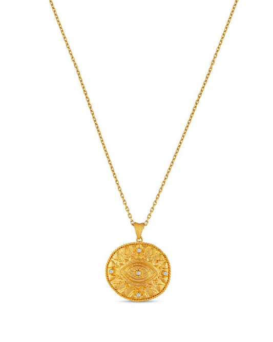 Tribal Evil Eye Pendant
