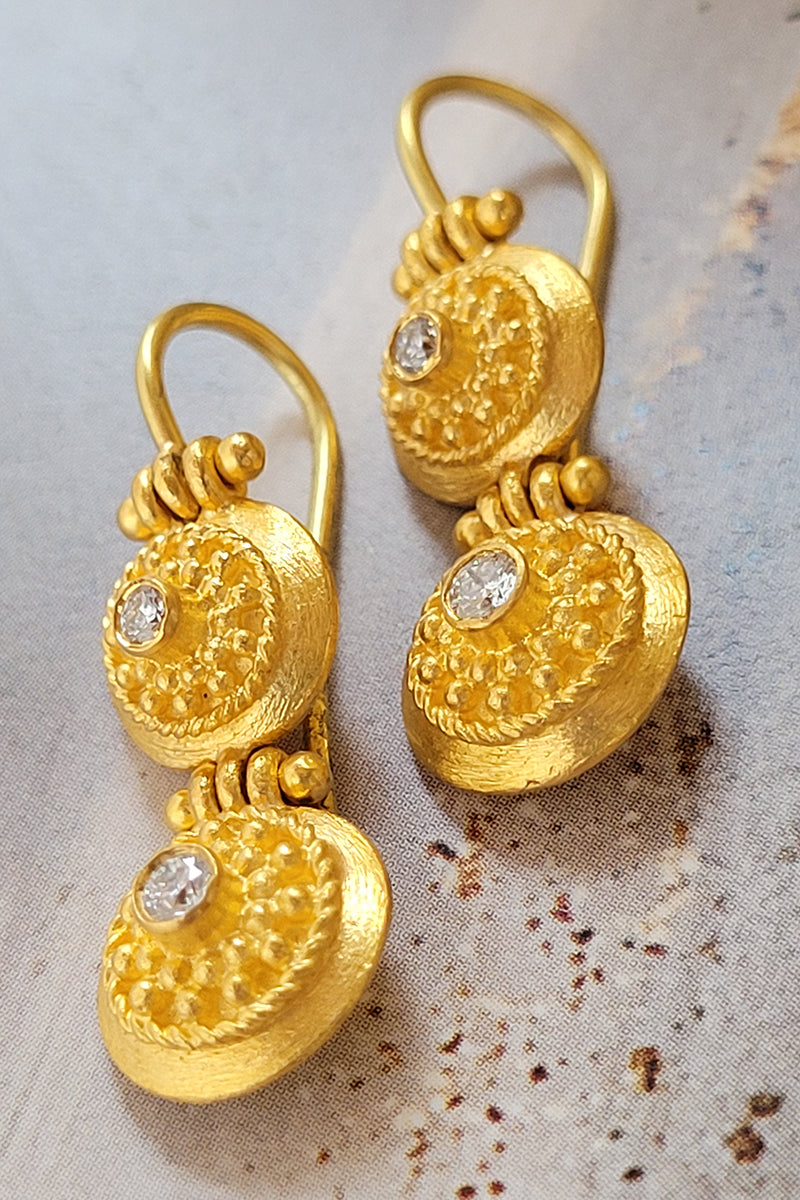 Double Lentil Earrings