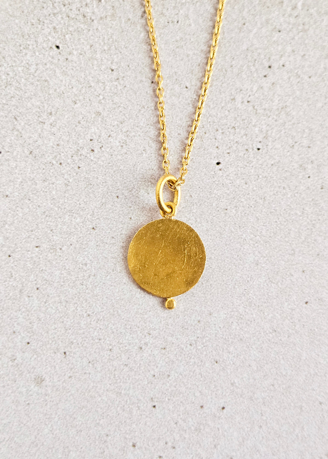 Pegasus Coin Pendant with Diamond