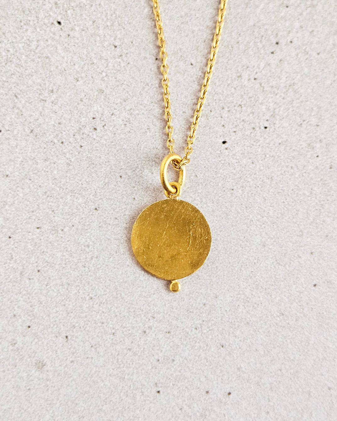 Pegasus Coin Pendant with Diamond