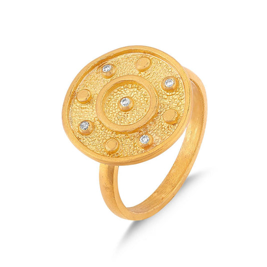 Dotted Pathways Small Ring