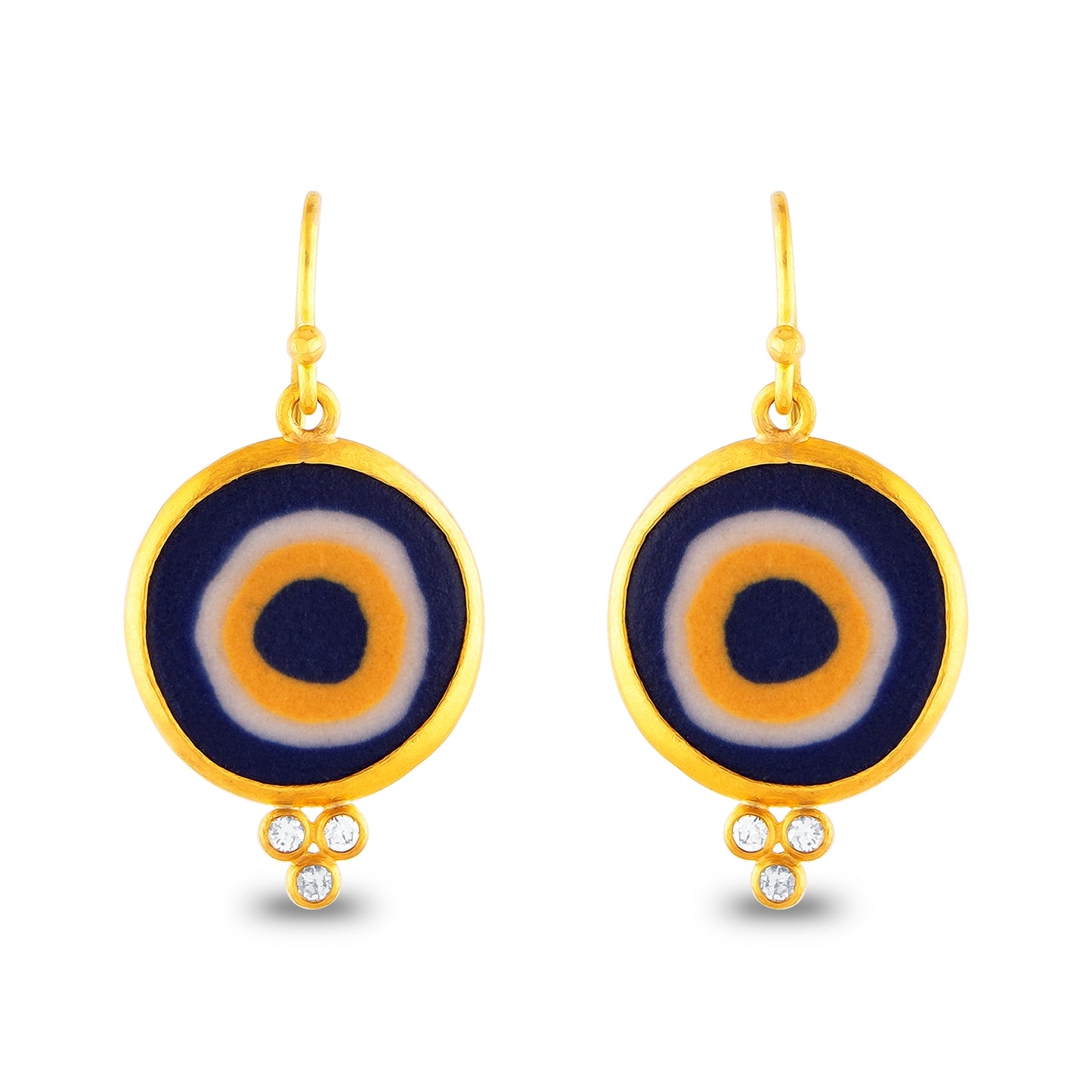Evil Eye Earring With Diamond