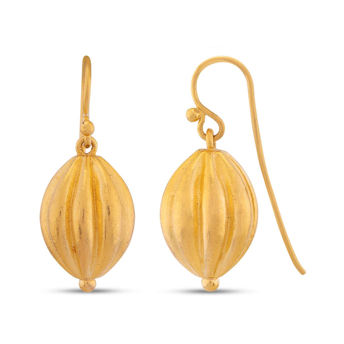 Fluted Bud Earrings