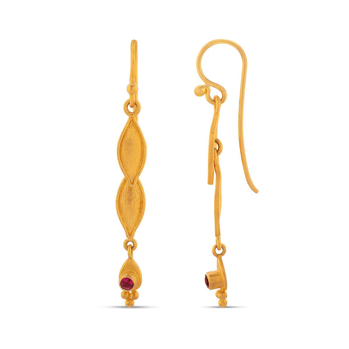 Dangling Laurels Earrings