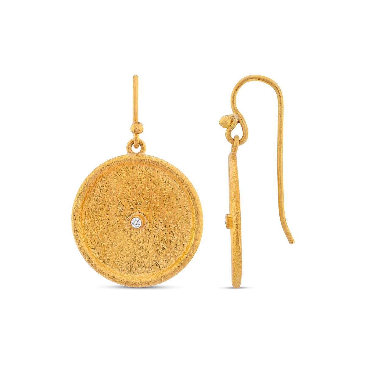 Circle Sun Earrings