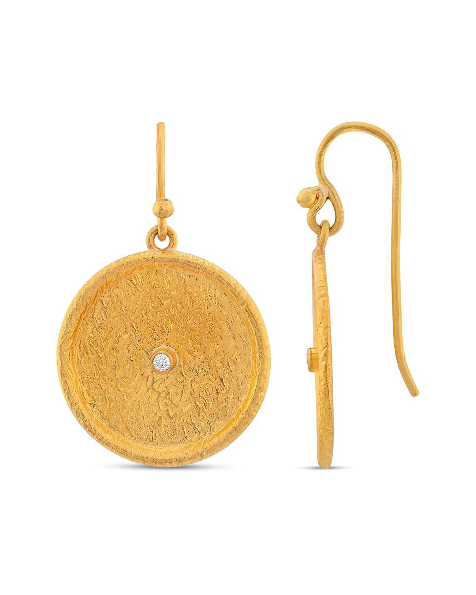 Circle Sun Earrings