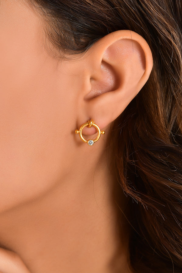 Door Knocker Stud Earring