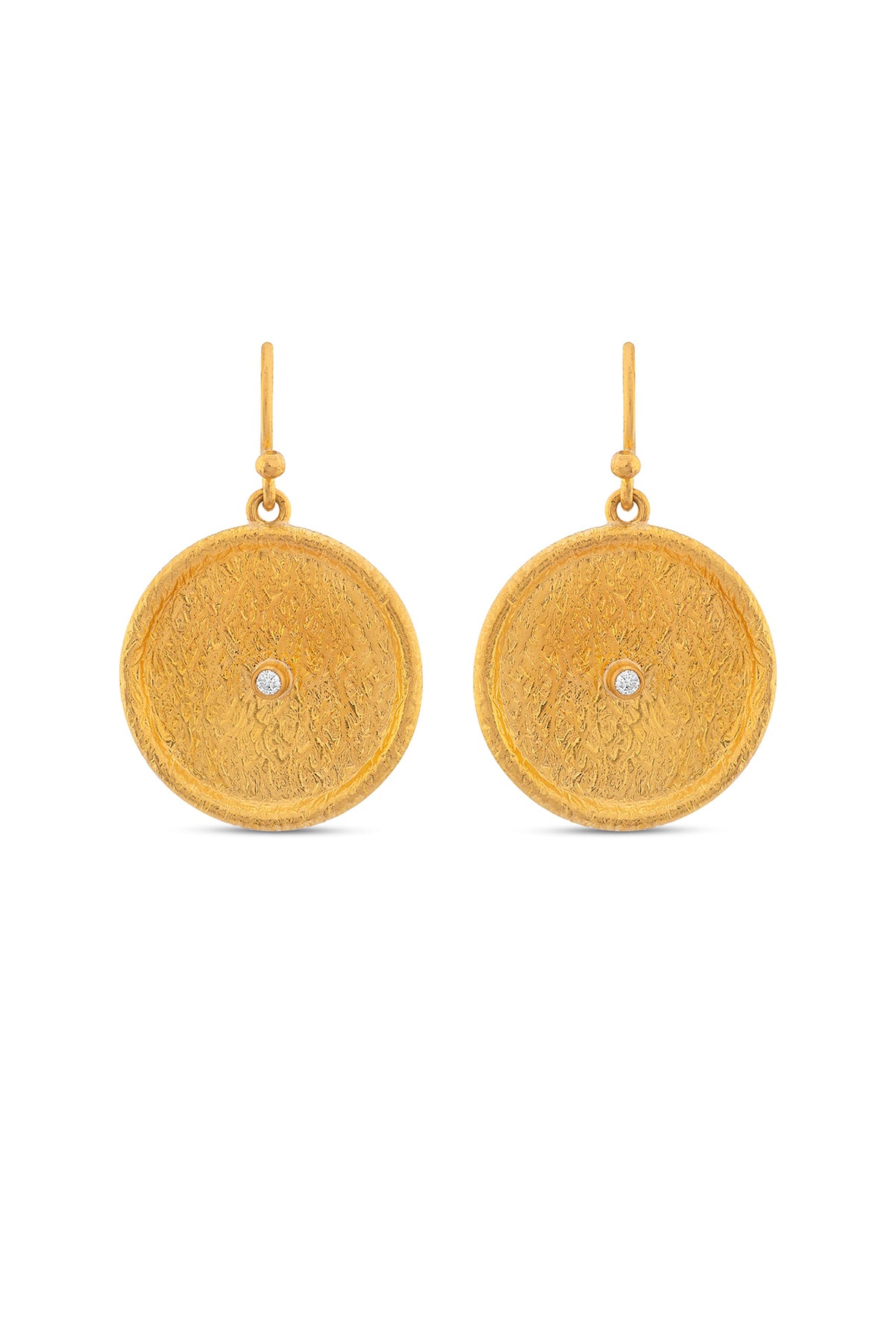 Circle Sun Earrings