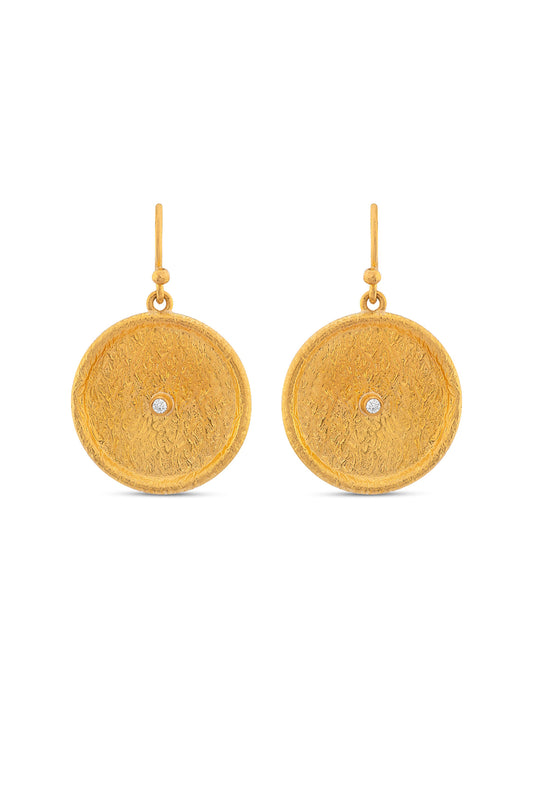 Circle Sun Earrings