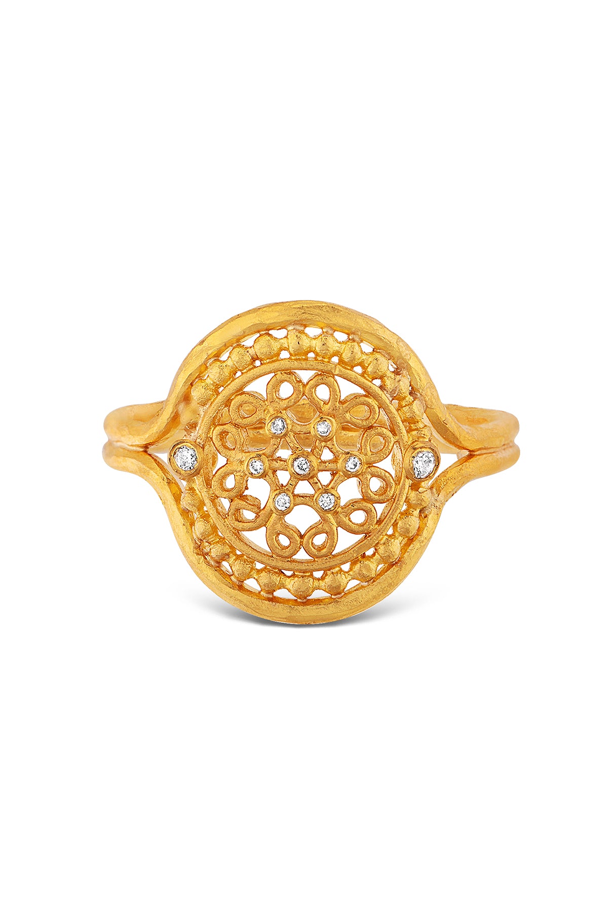 Filigree Medallion Ring