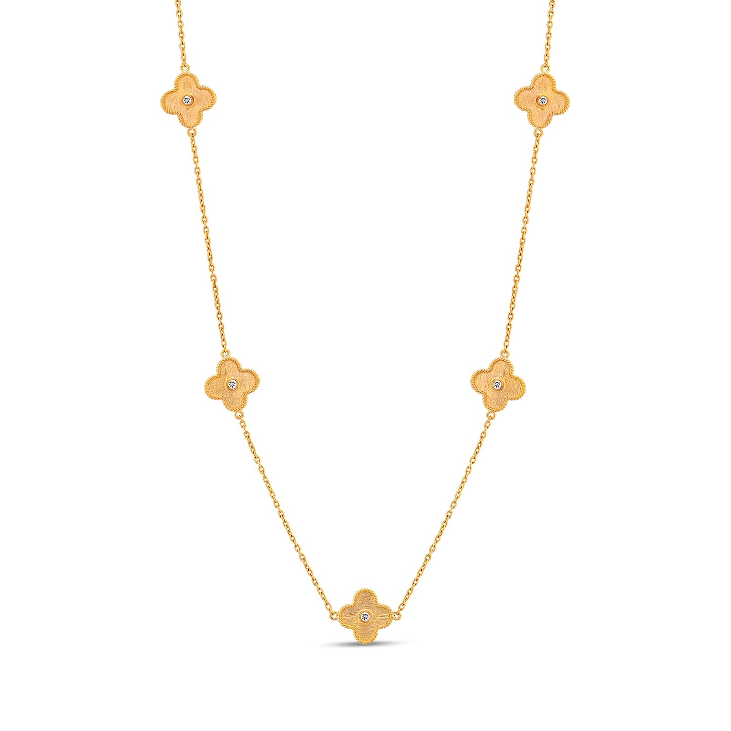 Clover Station Necklace