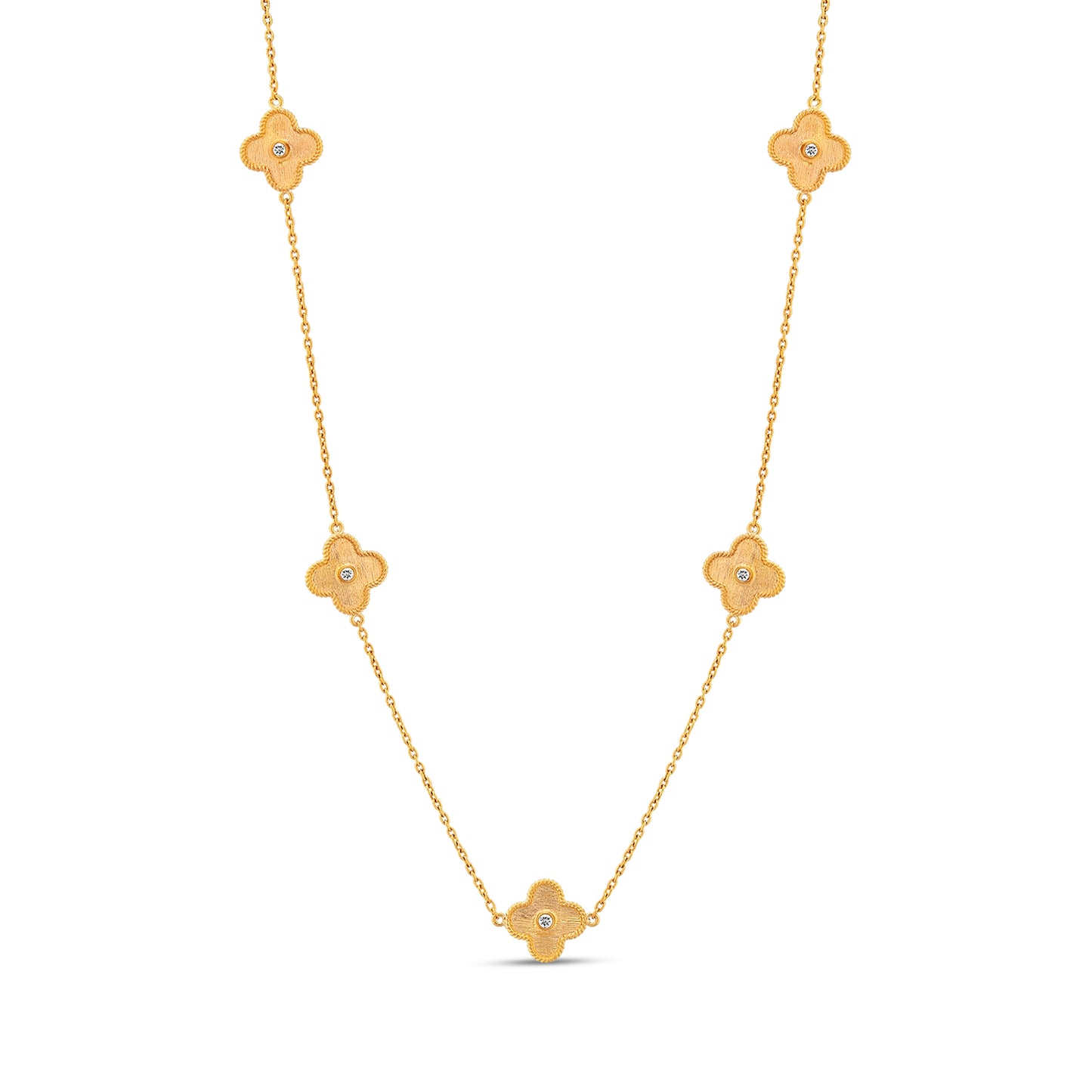 Clover Station Necklace