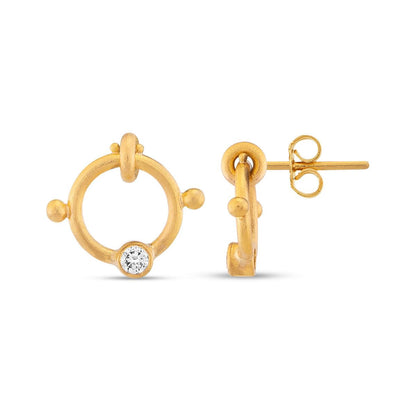 Door Knocker Stud Earring