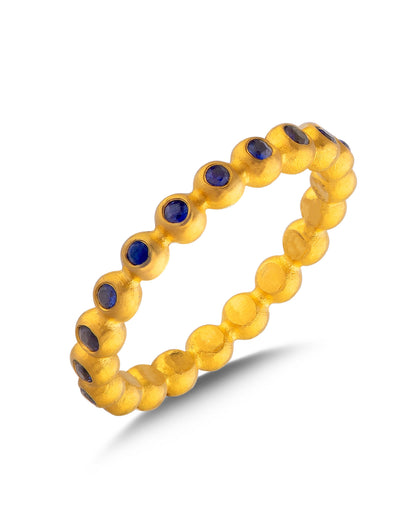 Beaded Diamond Eternity Ring