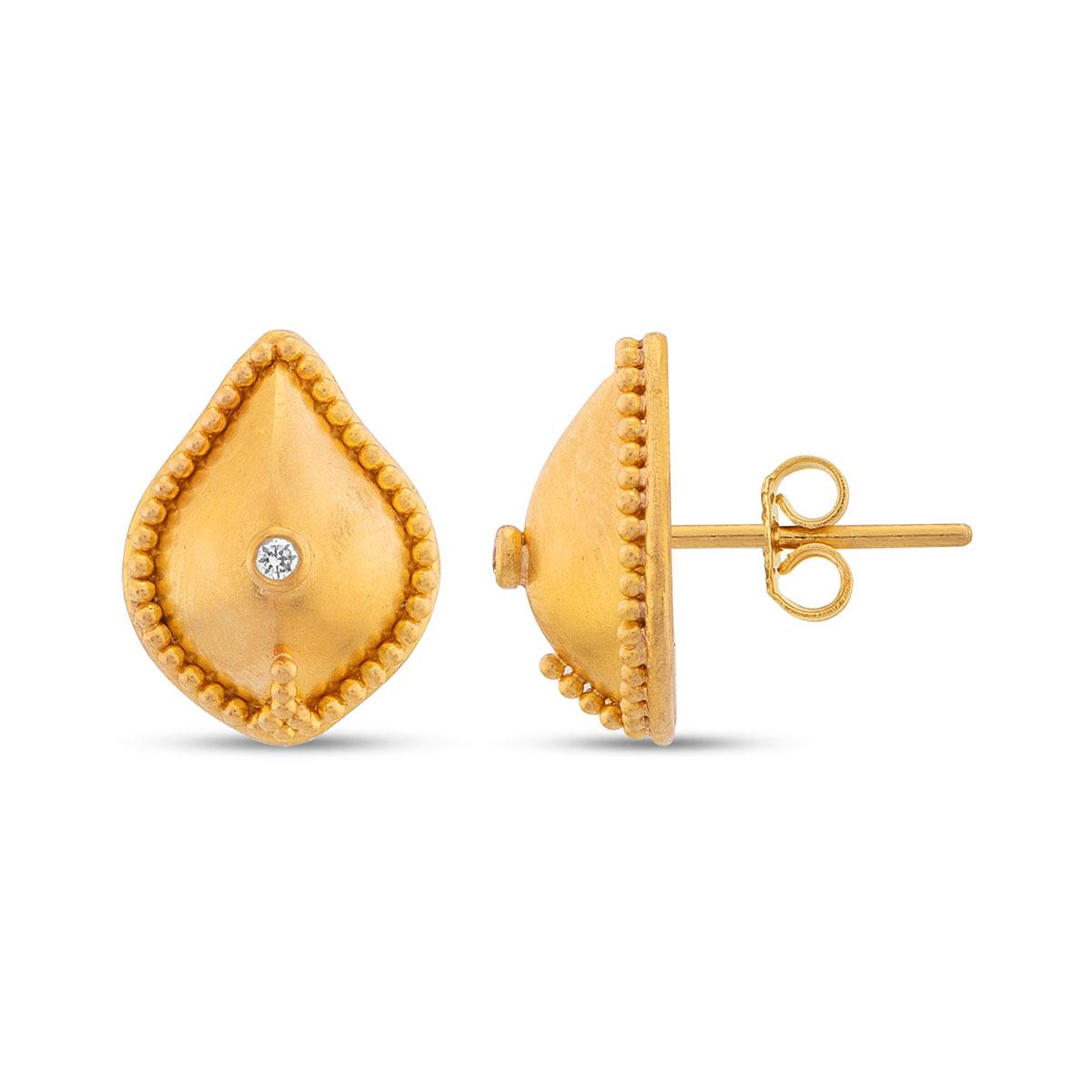 Comma and Granulation Earrings
