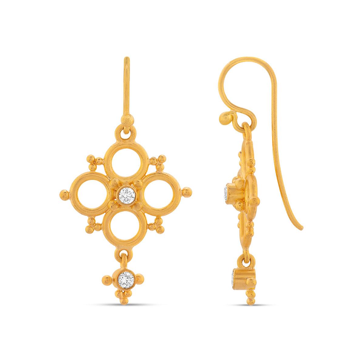 Gothic Circle Earrings