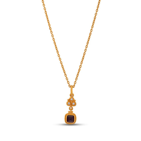 Sugarloaf Pendant with Diamond