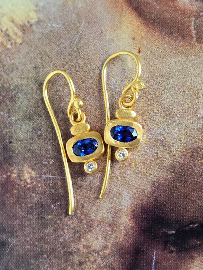 Mosaics East-West Drop Earrings