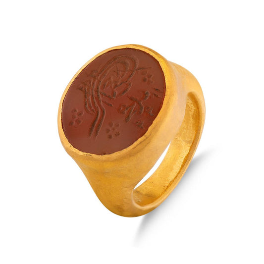 Ottoman Agate Seal Ring
