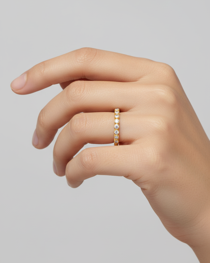 Ten Diamond Band Ring