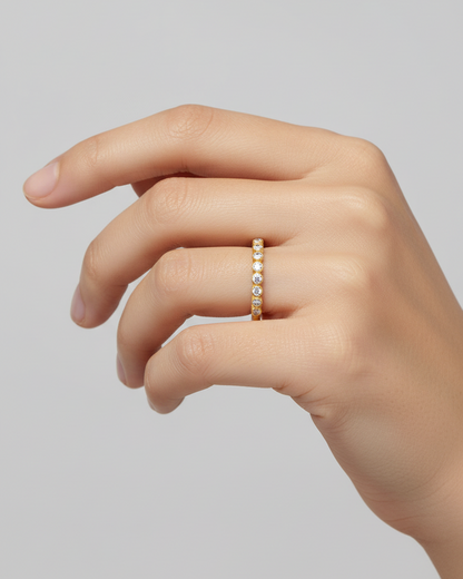 Ten Diamond Band Ring