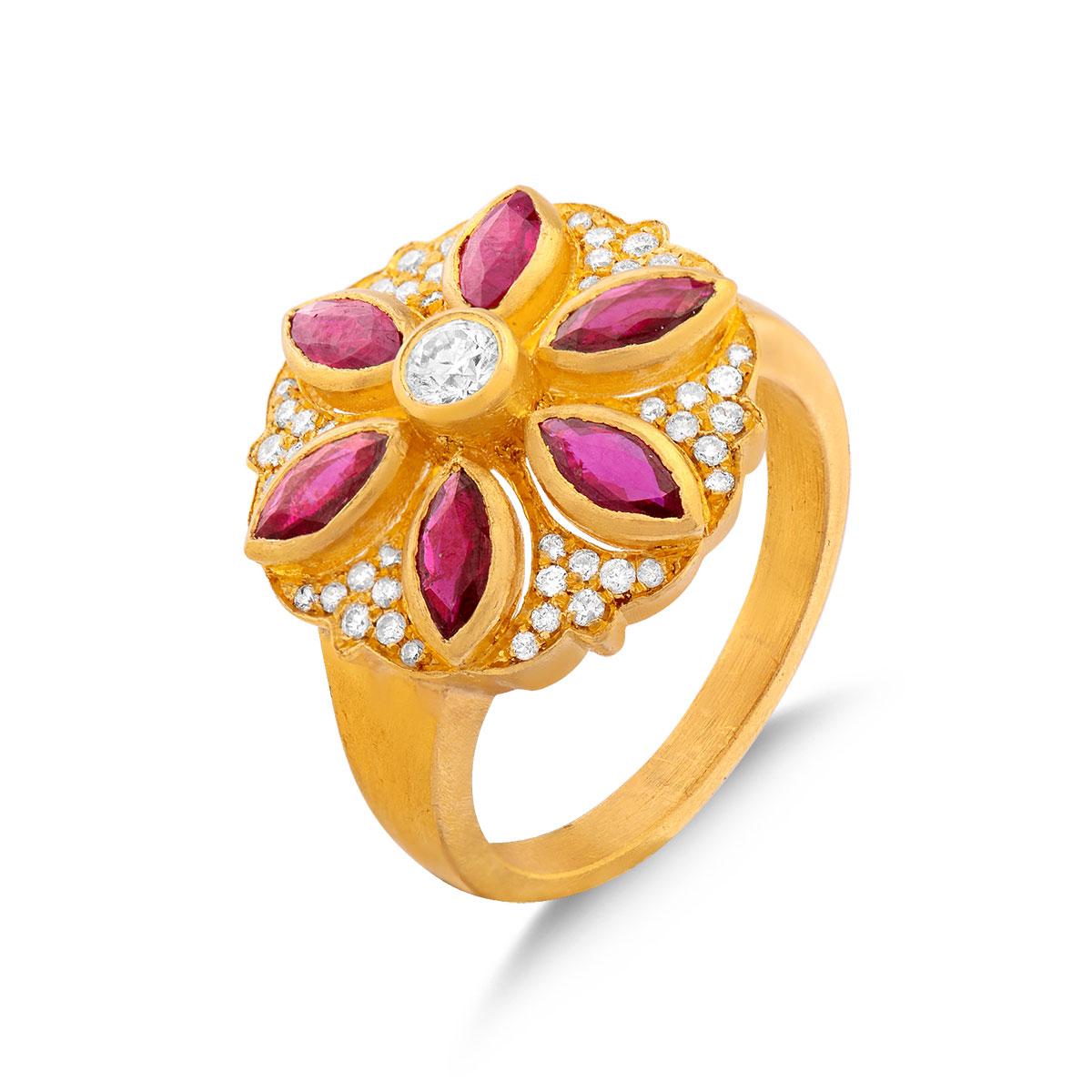 Marquise Ruby Ring