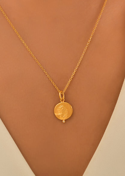Lion Coin Pendant