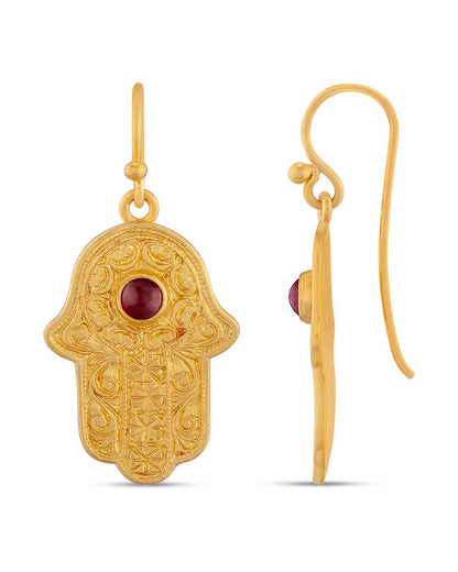 Hamsa Earrings