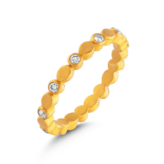 Mosaics Dot Dash Eternity Ring