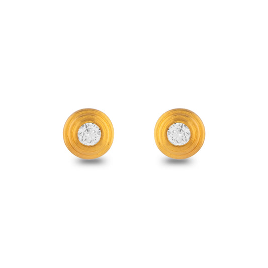 Ripple Stud Earrings