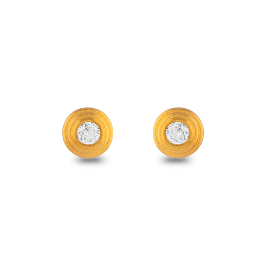 Ripple Stud Earrings