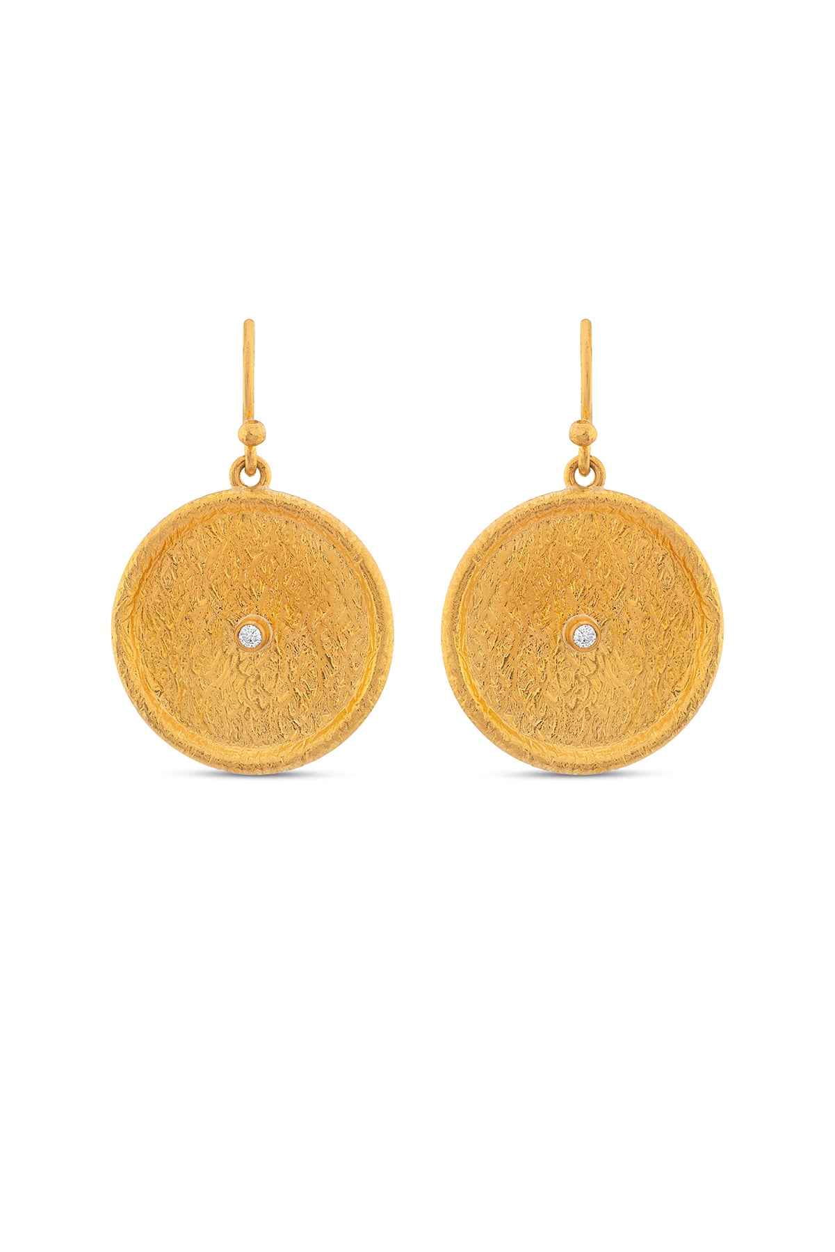 Circle Sun Earrings