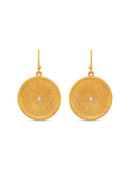Circle Sun Earrings