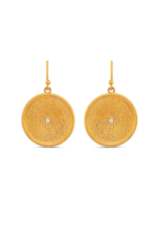Circle Sun Earrings