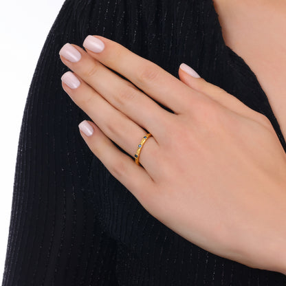 3 Stone Sapphire Ring
