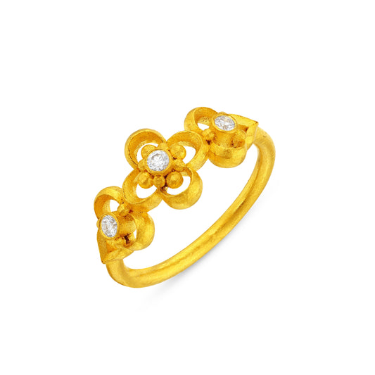 Clover Motif Ring