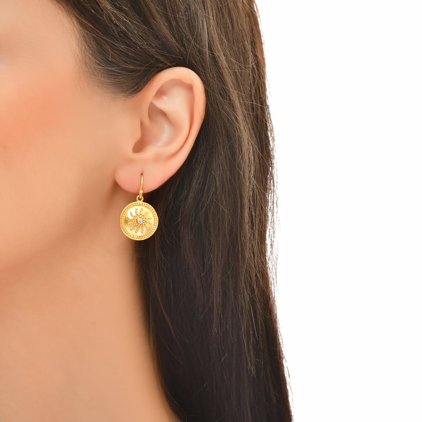Sun Design Earring