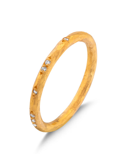 Speckled Everlasting Ring