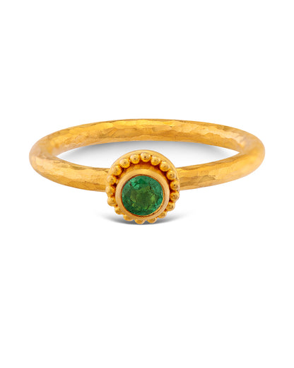 Solitaire Bloom Ring