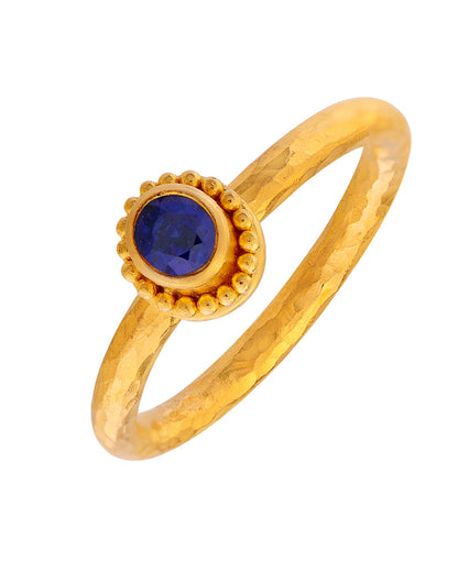 Solitaire Bloom Ring