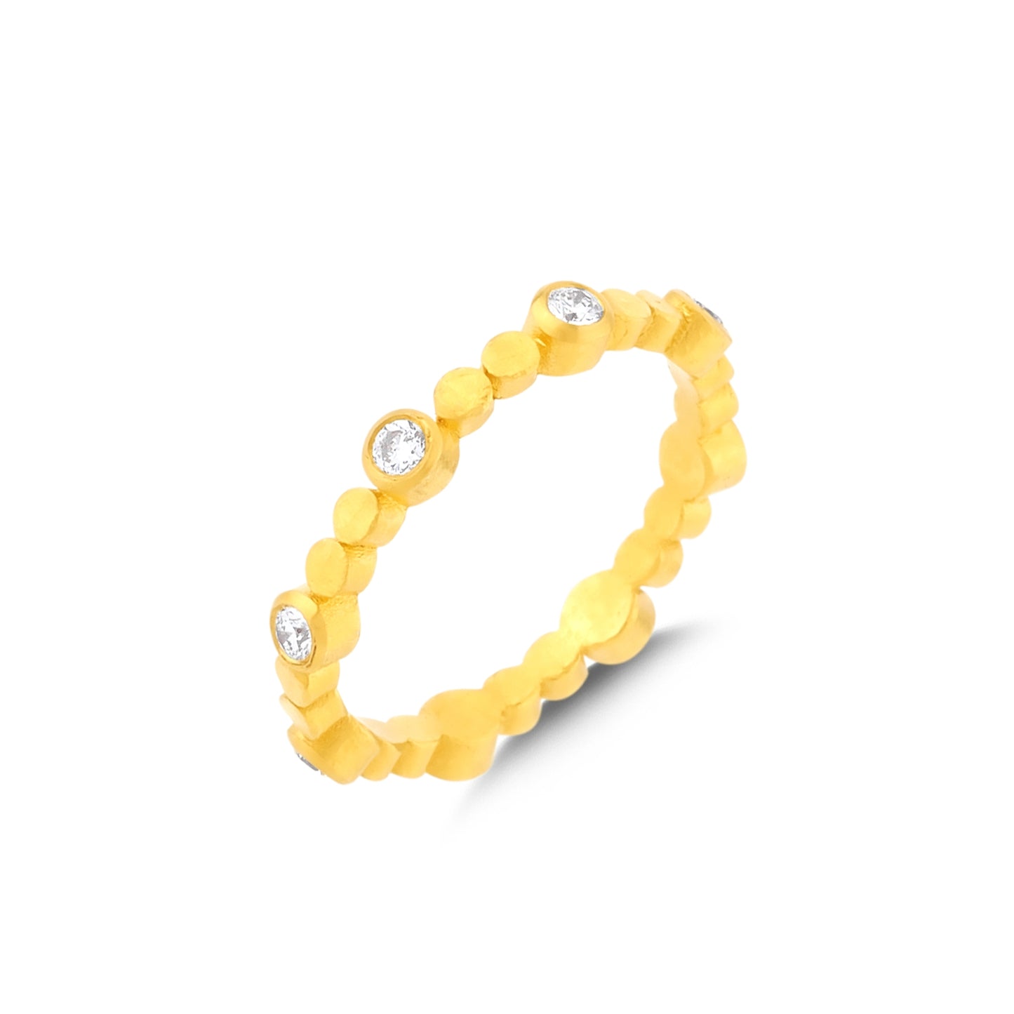 Intermittent Design Diamond Ring