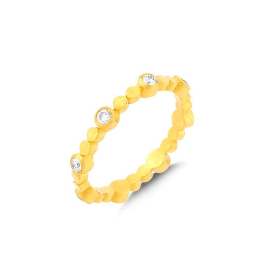 Intermittent Design Diamond Ring