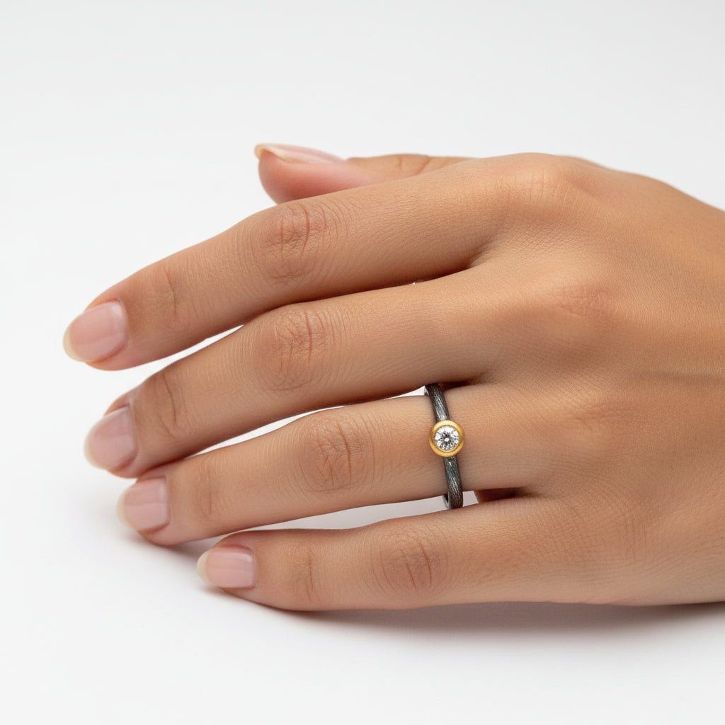 Anatolia Solitaire Diamond Ring