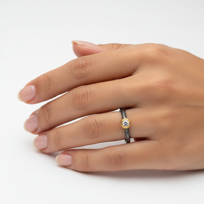 Anatolia Solitaire Diamond Ring