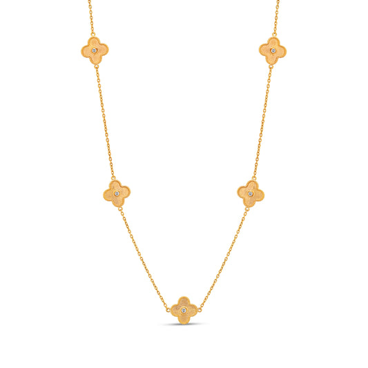 Clover Station Necklace