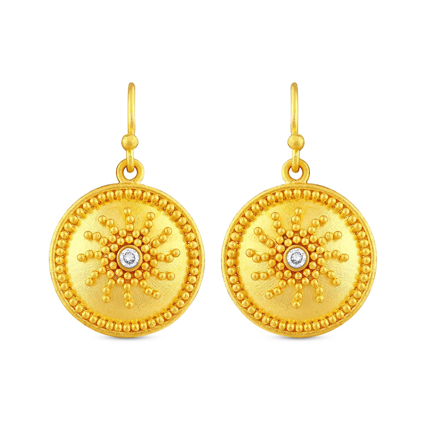 Sun Design Earring